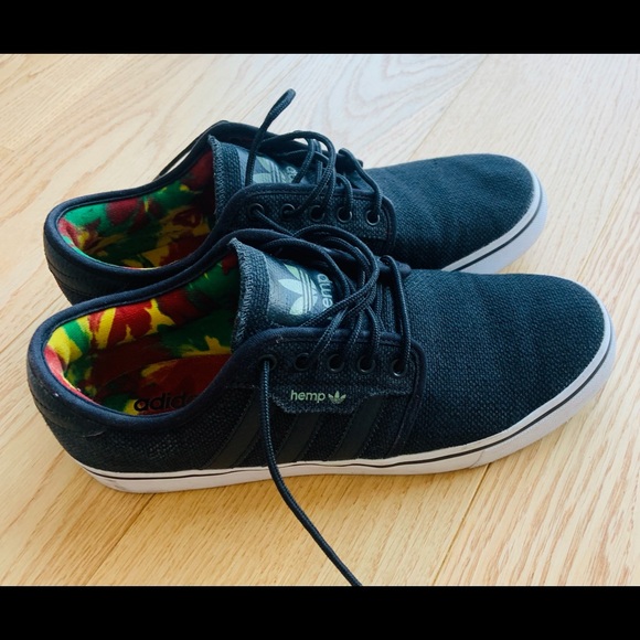 Men’s Addidas Seeley Hemp Sneakers - Picture 3 of 7